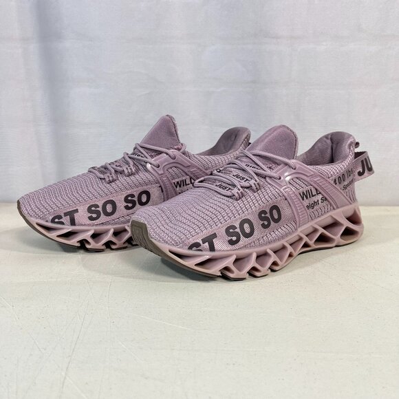 JUST SO SO Women's Size 8.5 (40) Running Walking Shoes Lavender Non-Slip Blade - Picture 1 of 15